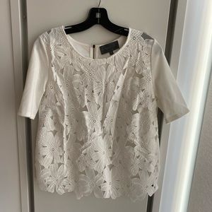 Sunday in Brooklyn White top sz M